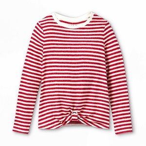CAT & JACK | Girls Printed Cozy Long Sleeve T-Shirt